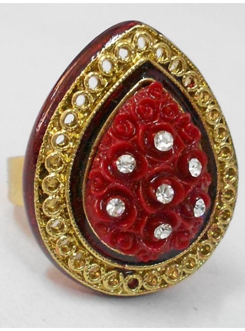 Kundan Finger Ring